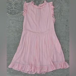 NWOT Flowy Feminine Light Pink Sleeveless Boutique Dress, Women’s Size Large